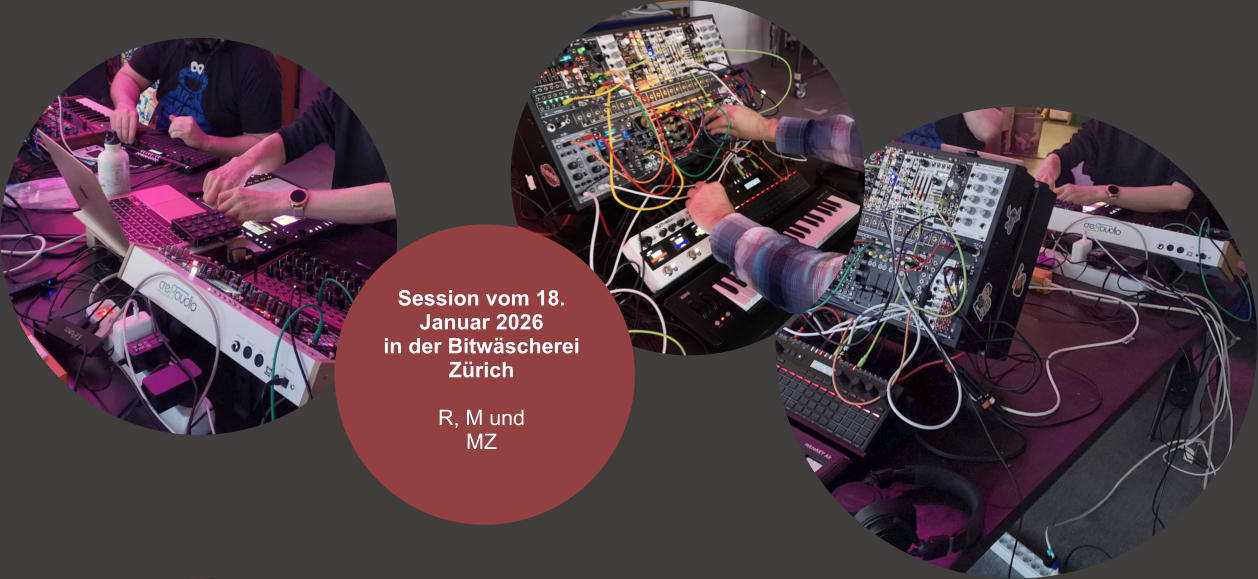 Session vom 18. Januar 2026 in der Bitwäscherei Zürich  R, M und MZ